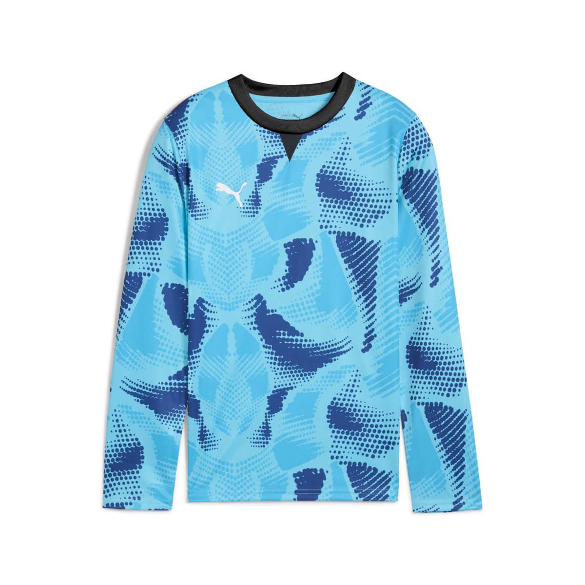 (PUMA-706521-02) Puma Teamtarget Long Sleeve Youth Goalkeeper Jersey - Blue